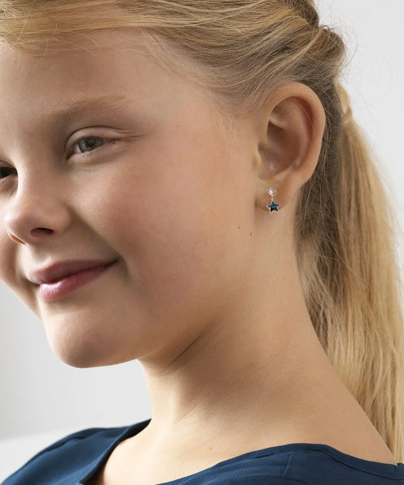 Medizinische Ohrringe Pendant Star – Bild 6