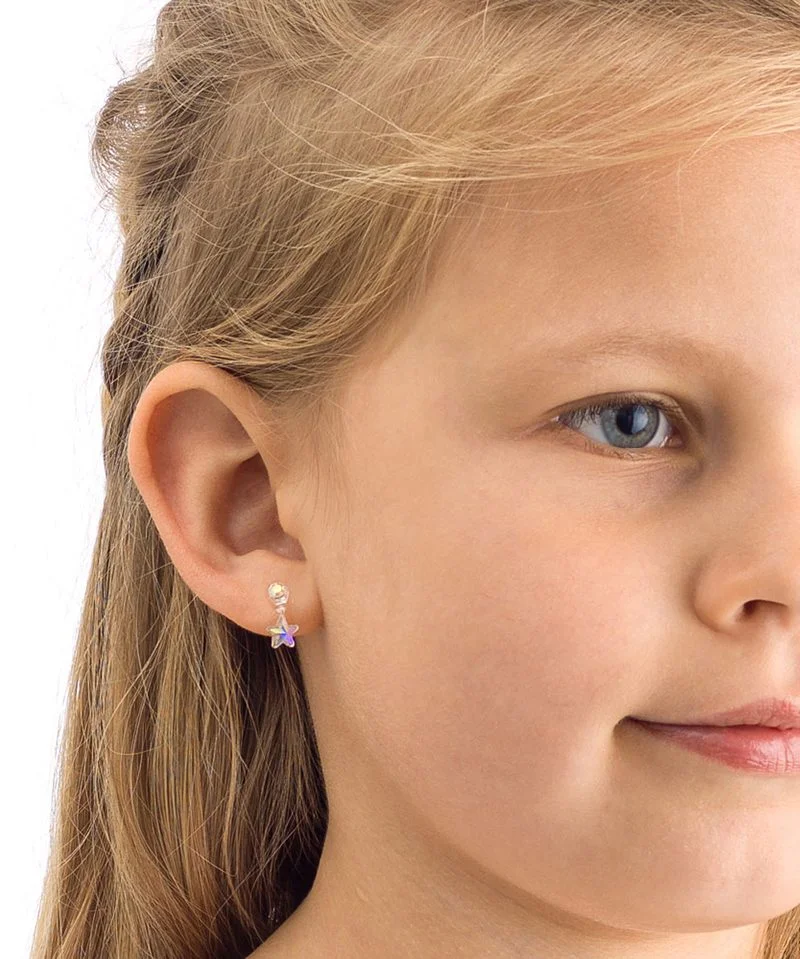 Medizinische Ohrringe Pendant Star – Bild 2