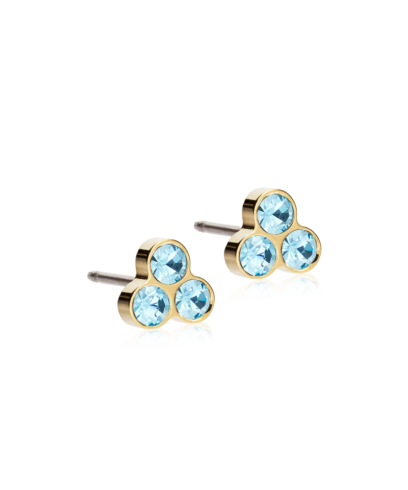 Blomdahl Clover Ohrringe 6 mm – Gold