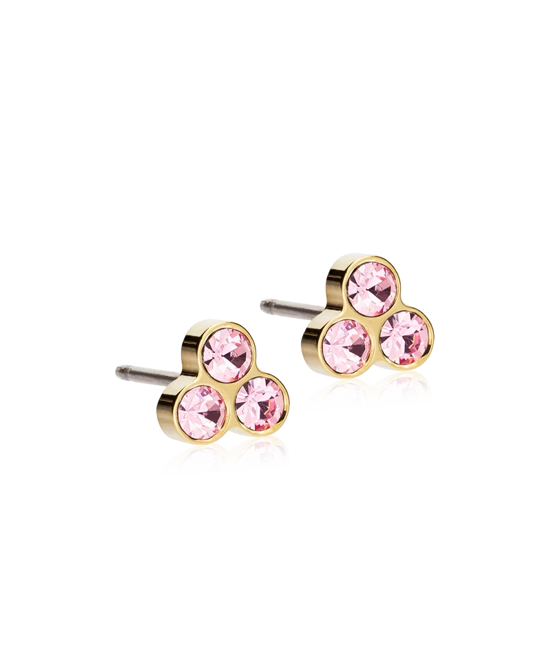 Blomdahl Clover Ohrringe 6 mm – Gold – Bild 6