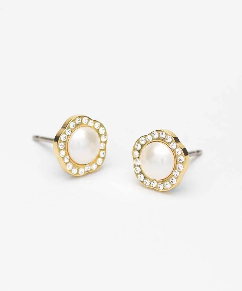 Blomdahl Brilliance Fancy Pearl Ohrringe 8 mm – Bild 4