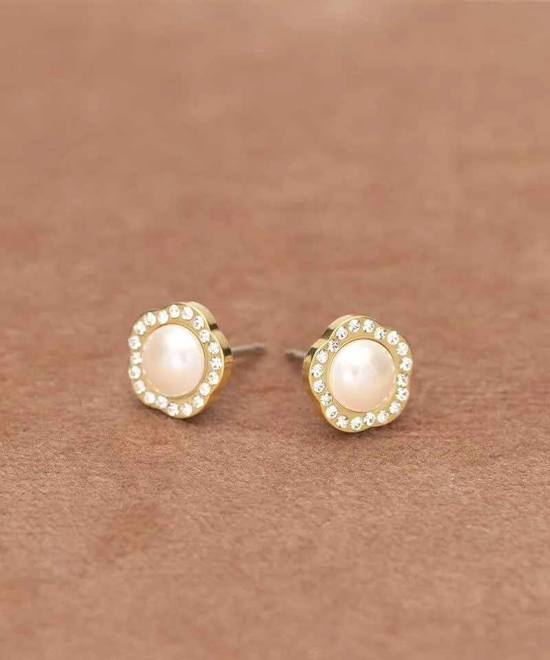 Blomdahl Brilliance Fancy Pearl Ohrringe 8 mm – Bild 5